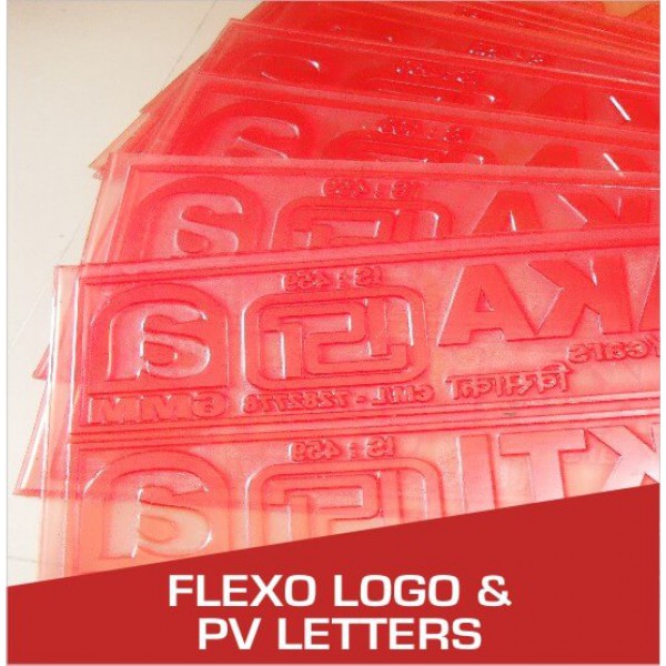 Flexo Polymer Logo And Stereos